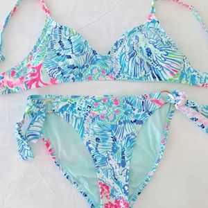 Lilly Pulitzer Bikini Adjustable side bottom
